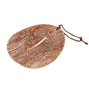 A Kimberley incised shell pendant, Riji, decorated with ochre,&hellip;