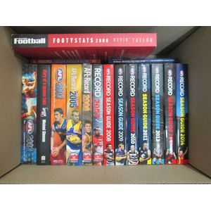 Books Yearbooks and Season Guides 1970s-2014, VFL and AFL. Ex…