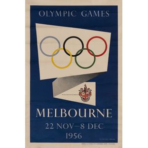 1956 OLYMPIC GAMES MELBOURNE Original Fine Porcelain Small Plate Dish Ashtray Very Rare!!!! Very Nice!!! Free outlets Shipping!!!!