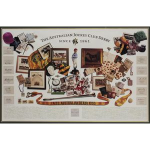 Print 'The Australian Jockey Club Derby' Great Moments print…