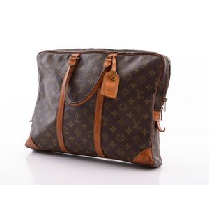 LOUIS VUITTON Tan Nomade Briefcase Shoulder Bag Crossbody Bag