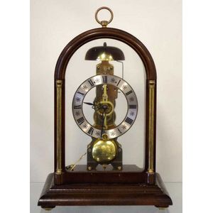 Hermle Skeleton Clock 32cm Height With Key And Pendulum Clocks