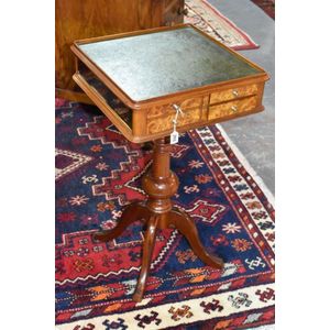 Interesting American burr walnut dentist cabinet, made by S.S.…