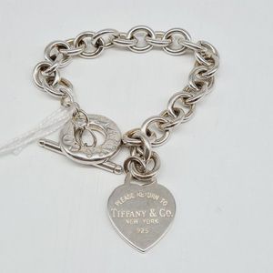 Tiffany & Co Heart Charm Bracelet - Bracelets/Bangles - Jewellery