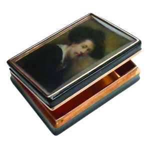 A rare early 19th century tortoiseshell and gold framed and…