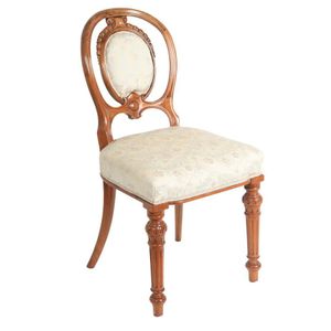 Walnut dining chairs, set of six, Victorian Rococco, with&hellip;