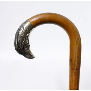 Silver-Plated Eagle Head Walking Stick - Walking Sticks - Costume ...