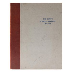 King George V Dedicates His Book to Prime Minister Joseph Lyons,…