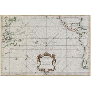 Bellin, Jacques Nicolas, 1776, Carte Reduite des Mers Comprises&hellip;