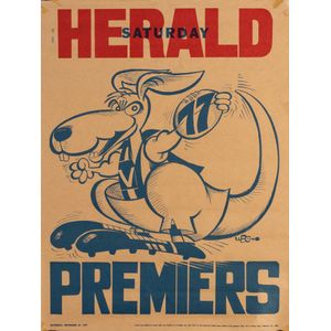 An original 1977 North Melbourne 'Kangaroos' Premiership Weg…