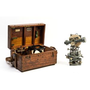 A Theodolite by Cooke Troughton & Simms Ltd. in case, early…