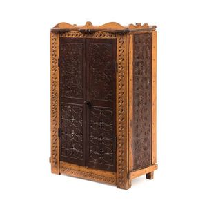 A rare miniature wardrobe from Tanunda (South Australia), 19th…
