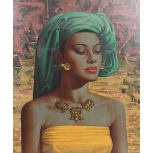 Vladimir Tretchikoff (Russia 1913 - 2006) Balinese girl…