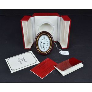 CARTIER Pendulette Watch Desk Clock Alarm Table Clock 7509 - Nice  Condition..!!!