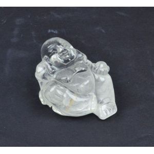 Carved Rock Crystal Buddha from China - Rock crystal objects - Sundries