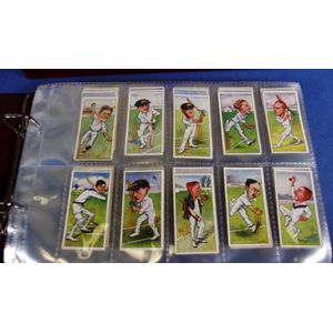 Cricket Cigarette Card Album - 260 Cards - Cards - Cigarette & Trade ...