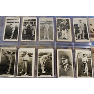 Album of cricketing cigarette & trade cards, Licorice, Minties,…