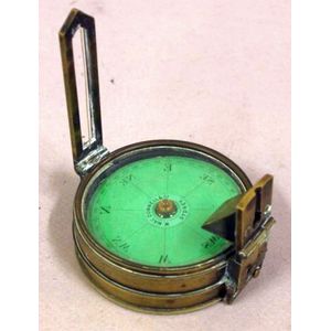 Brass Antique British Prismatic Military Vintage WW2 Mark II Pocket Compass Gift 