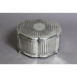 Edwardian American 'Wilcox'silver plate jewel casket- original…