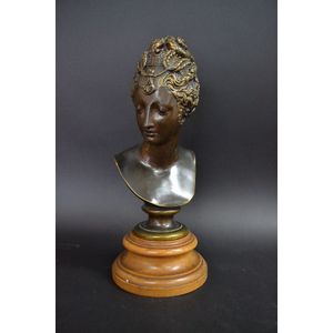 Fine antique French bronze bust of an Empress, F Barbedienne…