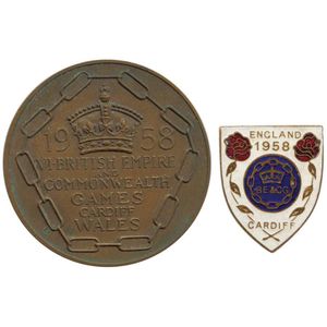 1958 British Commonwealth Games in Cardiff, Participation Medal…