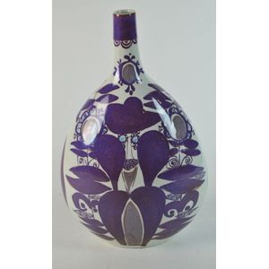 Royal Copenhagen Faience Bottle Vase by Kari Christensen - Royal ...