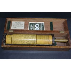 Original mahogany cased surveyors calculator by 'Stanley & Co.,…