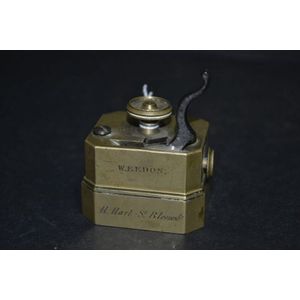 19th century medical surgical scarificator instrument in brass,…