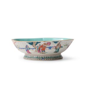 Famille Rose Eight Immortals Bowl - Ceramics - Chinese - Oriental