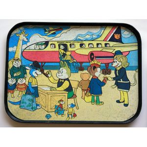 2 Tin Tea Trays for WH Bond Tea by Alex Harvey Industries…