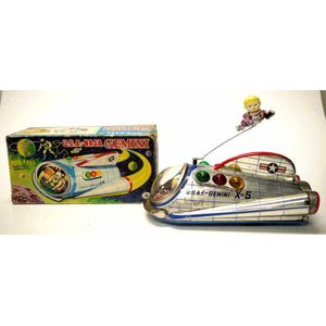 Boxed U.S.A. NASA GEMINI tin battery operated toy 'U.S.A.F.…