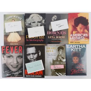 American Jazz & Musical Theatre Singers - Books and Autographs:…