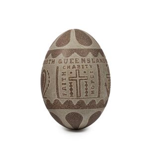 Advance north Queensland Manfred I' carved emu egg additionally…