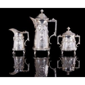 A German 800 standard silver neoclassical 'Historismus'…