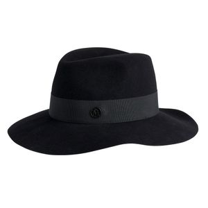 Maison Michell, 'Henrietta' hat; styled in black wool felt,&hellip;