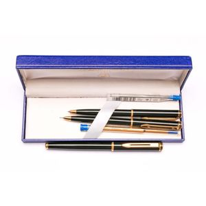 Waterman pen set of Mont Blanc pen set of fountain, Biro and…