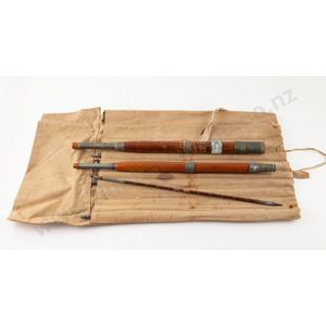 Vintage Milwards 'The Holland' travellers Greenheart fly rod,…