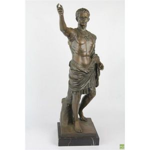 Large cast bronze style figure of Caeser after Benedetto…