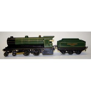 Southern 453 live steam model locomotive & tender 0 gauge,…