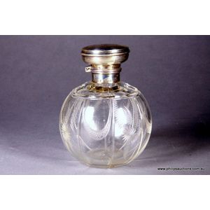 1918 Birmingham Sterling Silver Perfume Bottle - Scent Bottles ...