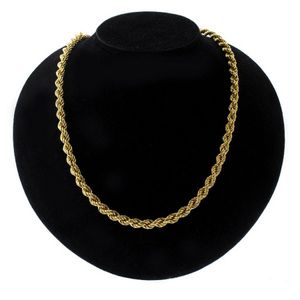 18ct Italian Gold Rope Chain - 50cm Length - Necklace/Chain - Jewellery