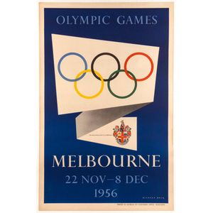 Richard Beck (1912 - 1985) Olympic Games Melbourne 28 Nov - 8…