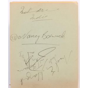 1956 Melbourne Olympics: well-filled autograph book with lots…
