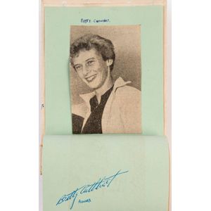 1956 Melbourne Olympics: autograph book containing numerous…