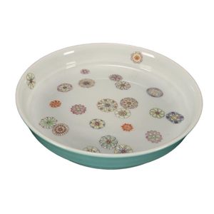 Chinese famille rose porcelain dish, of shallow form, decorated…