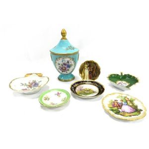 Limoges Collection: Urn & Pin Dishes - Limoges - Ceramics