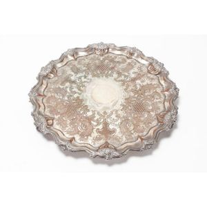 Silver Plated Salver 35cm