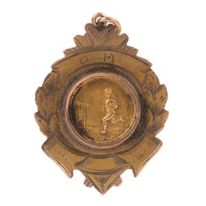 Queensland Rugby Union: 9ct gold pendant badge awarded to S.B.F.…