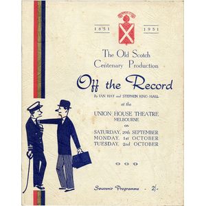Schools: Scotch College (Melbourne) archive of ephemera c.…