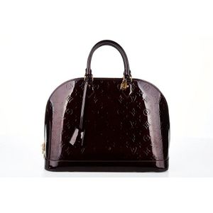 Louis Vuitton Monogram Vernis Leather Cherry Alma BB - A World Of